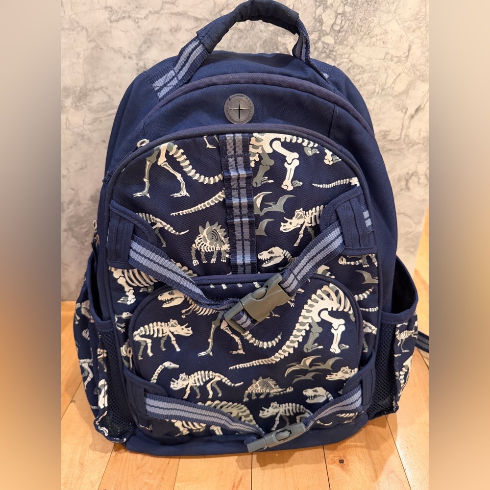 Pottery Barn Dinosaur Print Kids Backpack